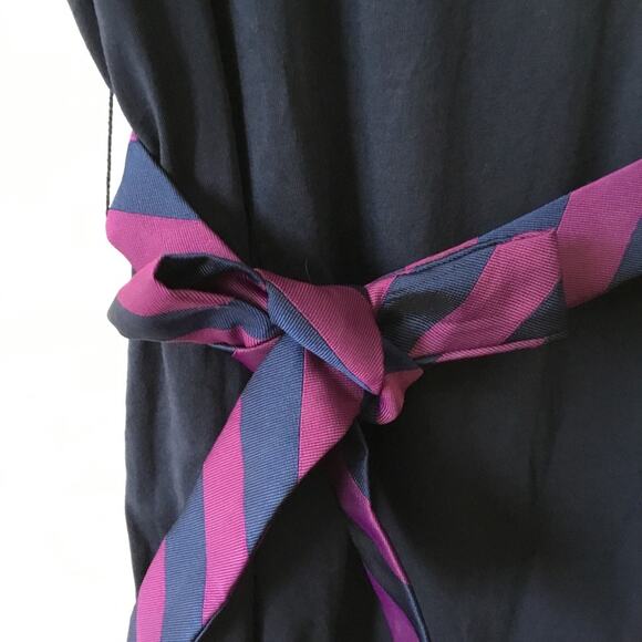 Ralph Lauren Girl Black Dress with Purple Belt - Picture 13 of 15